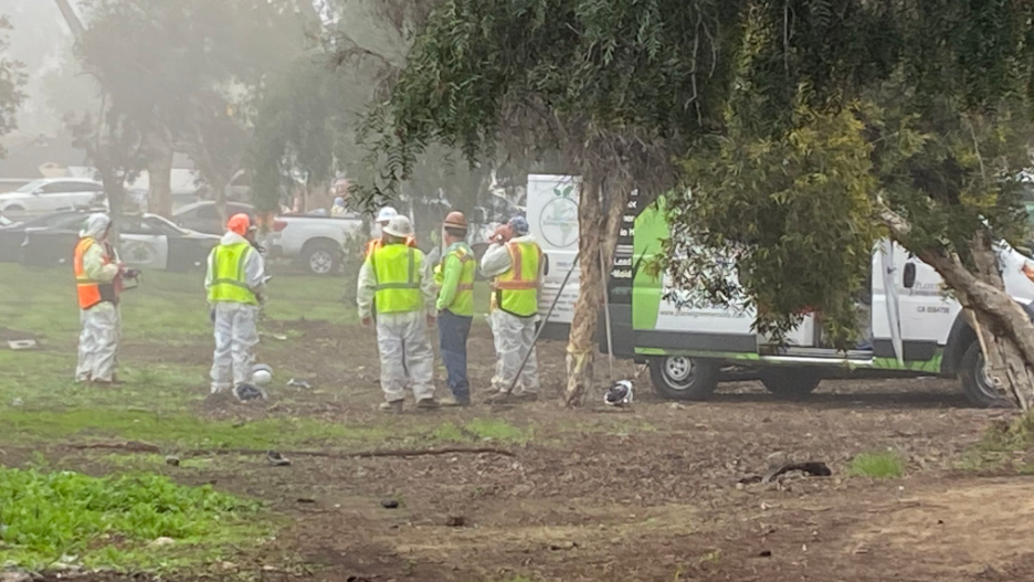 Homeless camps near SoFi Stadium cleared ahead of Super Bowl