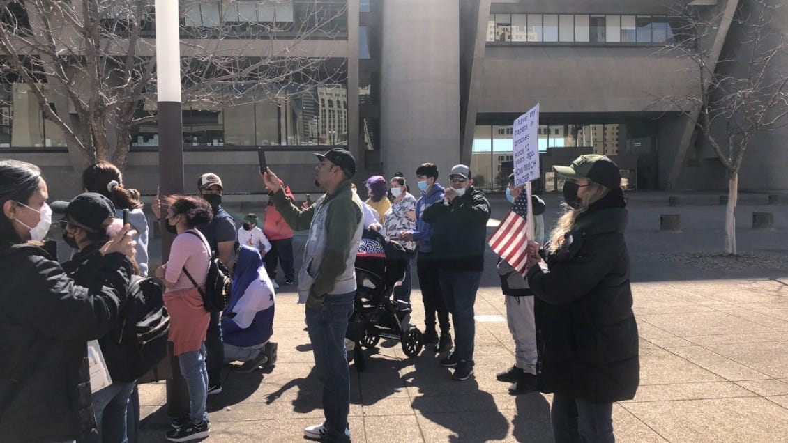 Dallas demonstrators call for Government to move forward with immigration reform