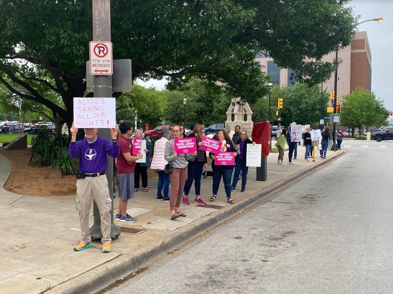 Tarrant County Courthouse - Pro-Abortion Protest