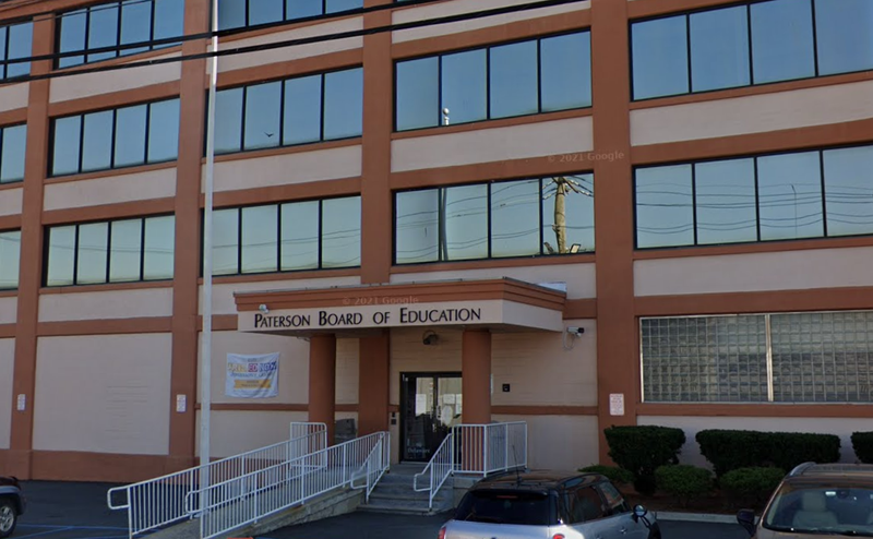 Paterson's Board of Education Building. Paterson schools were ordered to shelter in place on Wednesday due to a threat called in to police.