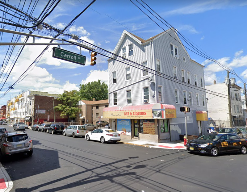 The intersection of Park Avenue and Carroll Street, where a shooting killed one and injured another early Sunday morning.