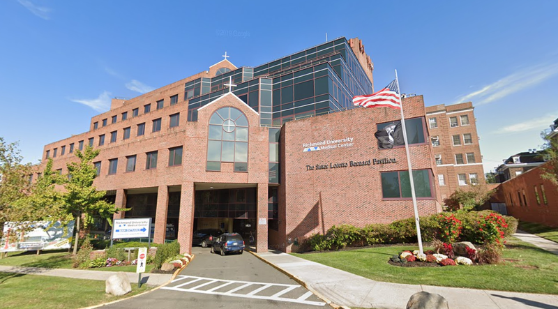 Richmond County Medical Center, where a man barricaded himself in a trailer with a weapon on Sunday.