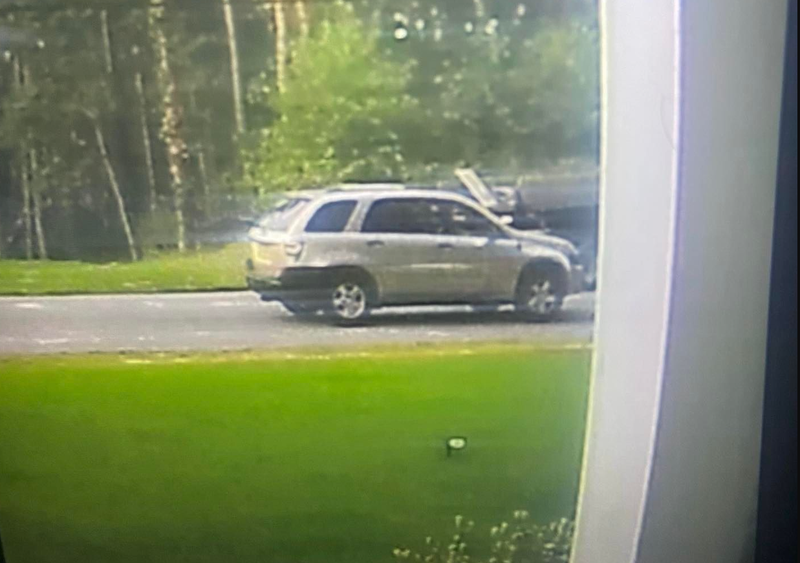 A doorbell camera captured footage of the suspect vehicle.