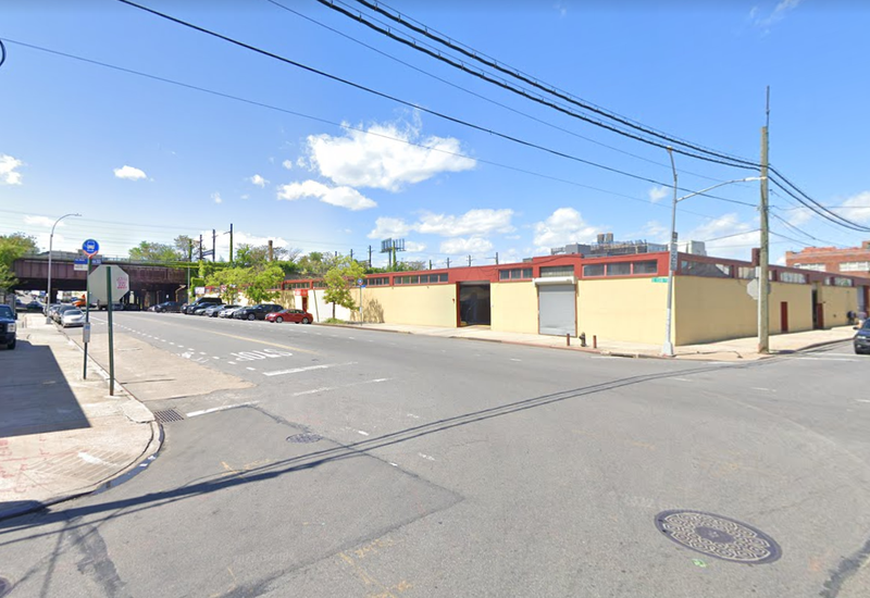 The intersection of East 138th Street and Walnut Avenue where a teenager was killed when he fell onto the wheels of a truck on Monday.