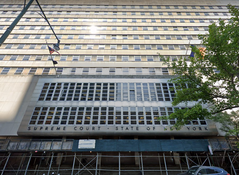The Brooklyn Supreme Court building that houses the Surrogate Court Judge Harriet Thompson worked in.
