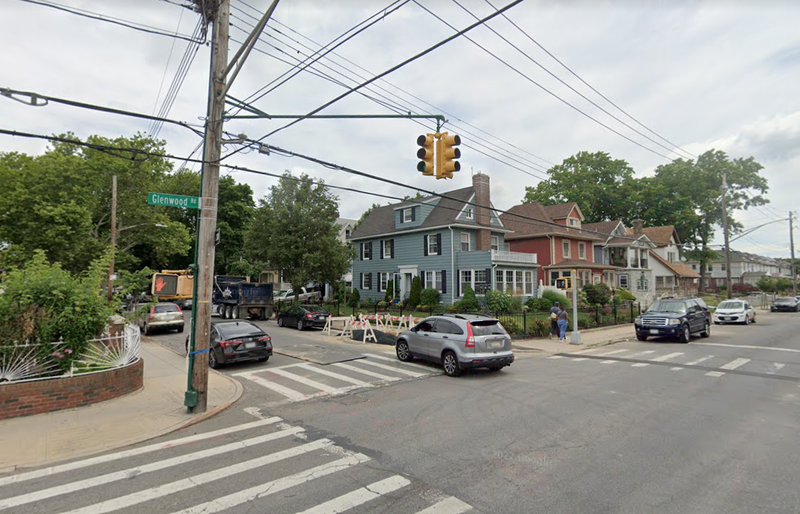 The intersection of East 37th Street and Glenwood Road, near where two men were shot during a car deal turned robbery early Saturday morning.