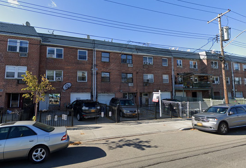 The Queens apartment building where an 8-year-old girl was killed and two adults were hospitalized in a fire.