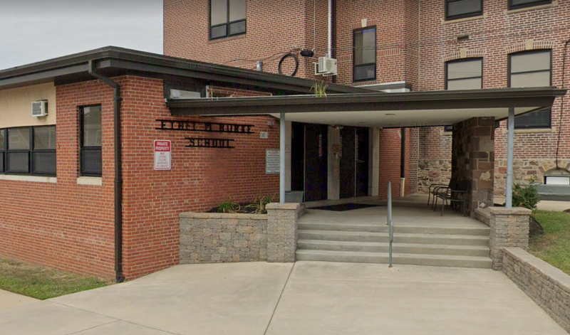 Ethel M. Burke School, where a 9-year-old girl was struck by a hit-and-run driver on Monday.