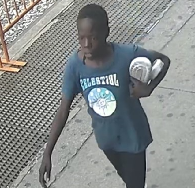 Security cameras captured images of the suspect.