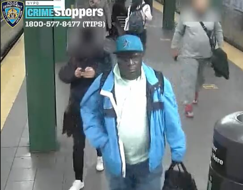Security cameras captured footage of the suspect.
