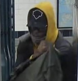 Security cameras captured footage of the suspect.