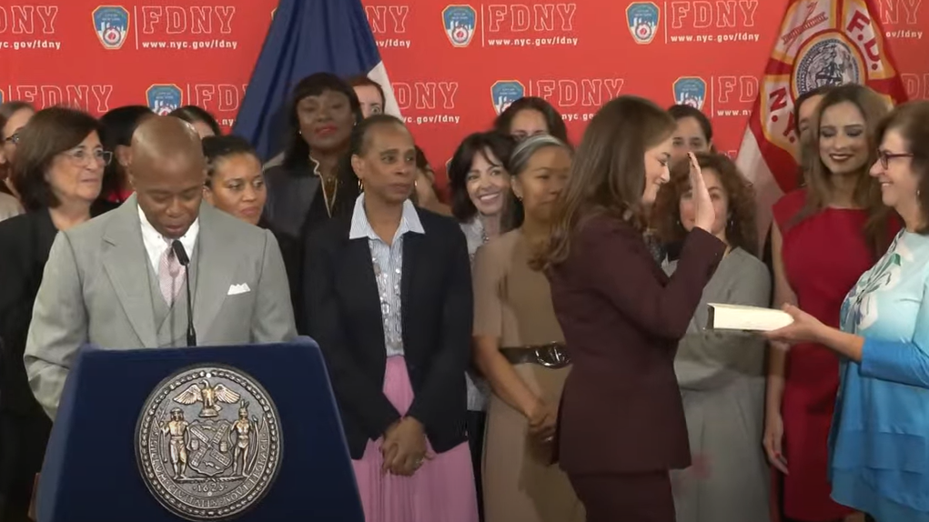 Laura Kavanagh sworn in as FDNY's first female commissioner