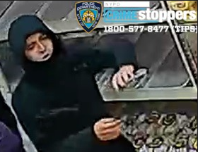 Security cameras captured footage of the robbery.