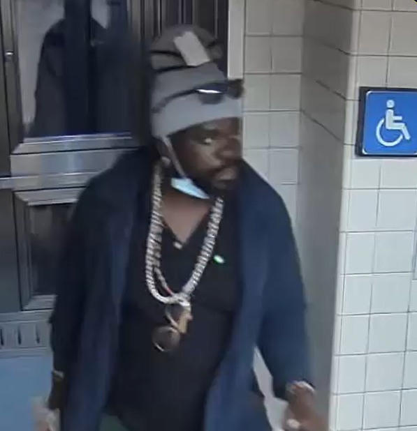 Security cameras captured footage of the suspect.