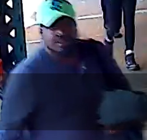 Security cameras captured images of the suspect.