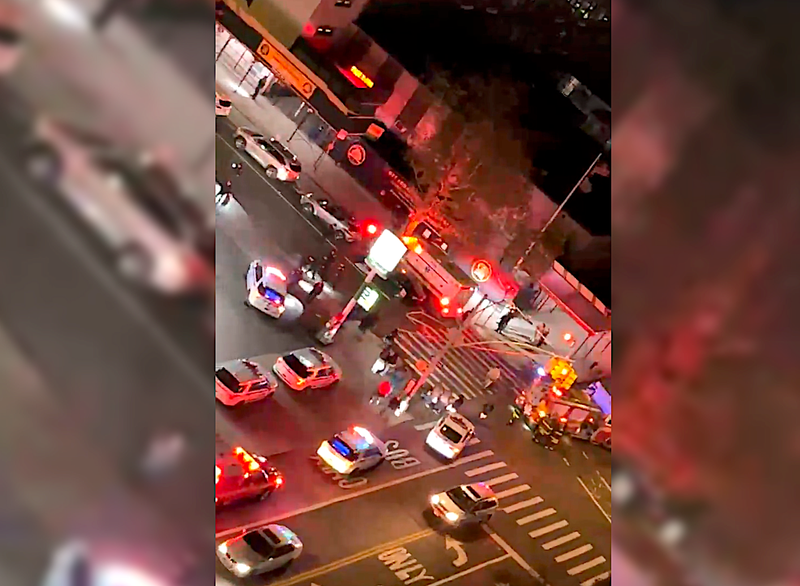 A drive-by shooting in the Bronx on Sunday evening left two people wounded