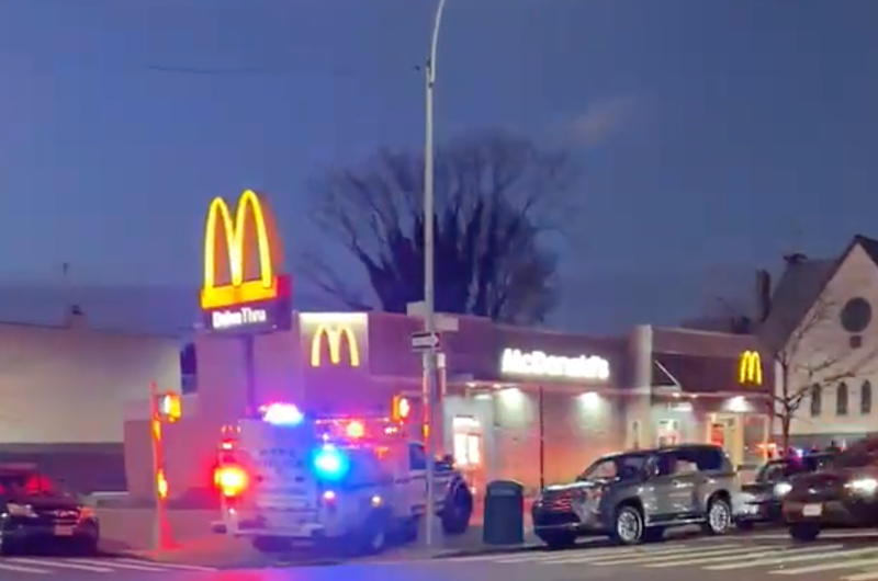 A teen was stabbed at a Astoria McDonald's Monday afternoon.