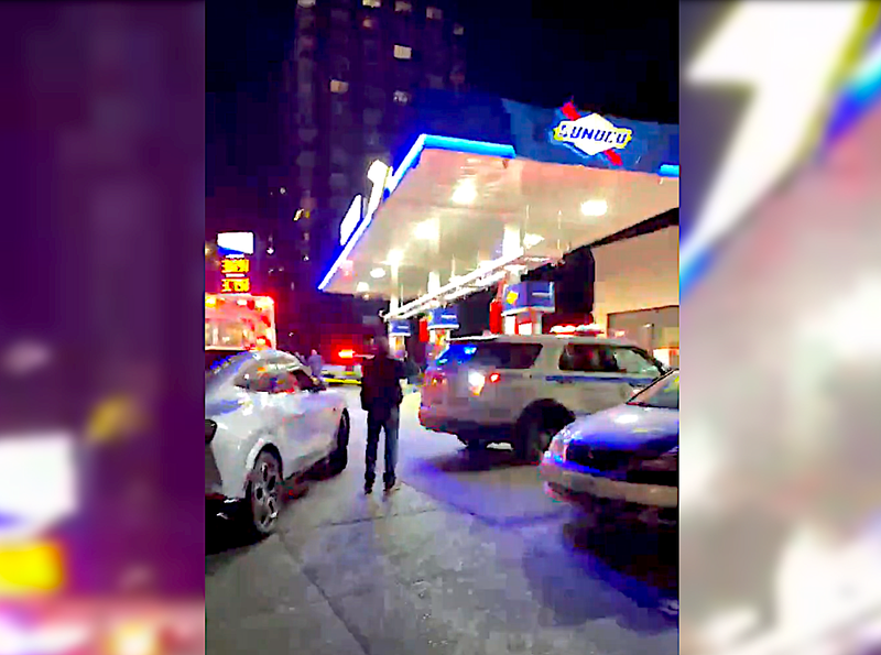 Shots rang out at the Sunoco shortly after 7 p.m. Tuesday