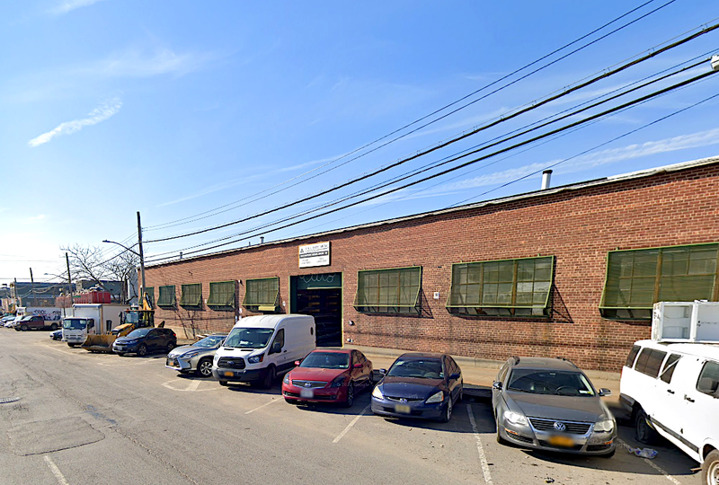 A man was found dead outside a sheet metal supplier in Hunts Point on Monday morning