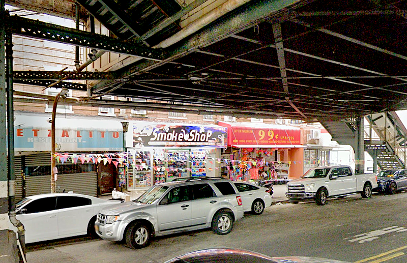 The attack happened at a smoke shop near the 18th Avenue subway station in Mapleton