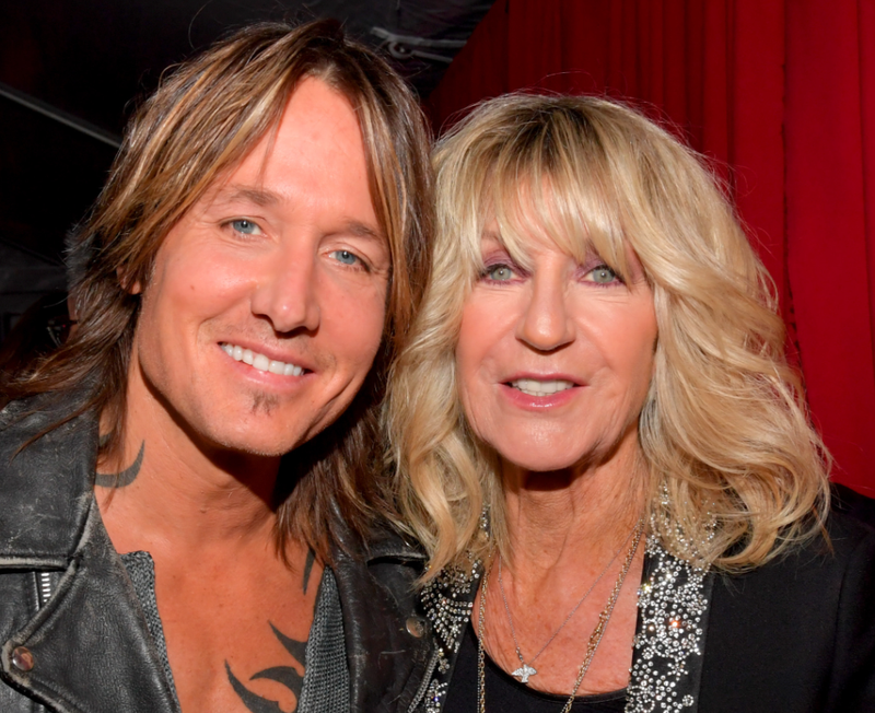Keith Urban and Christine McVie attend MusiCares Person of the Year honoring Fleetwood Mac at Radio City Music Hall on January 26, 2018 in New York City.