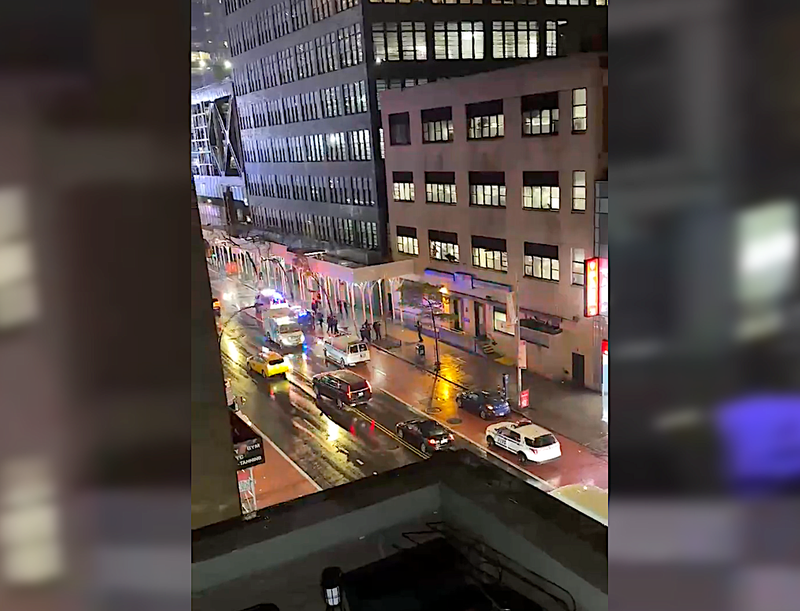 Police believe the victim was in an argument with his attacker outside the parking garage when he was stabbed