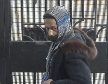 Security cameras captured footage of the suspect.