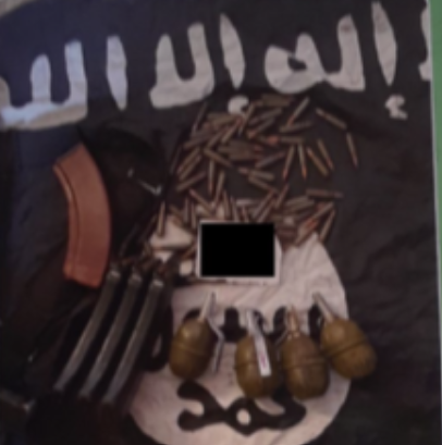 An image that an ISIS contact sent to one of the conspirators when asked for proof that the money was going to the terrorist group.
