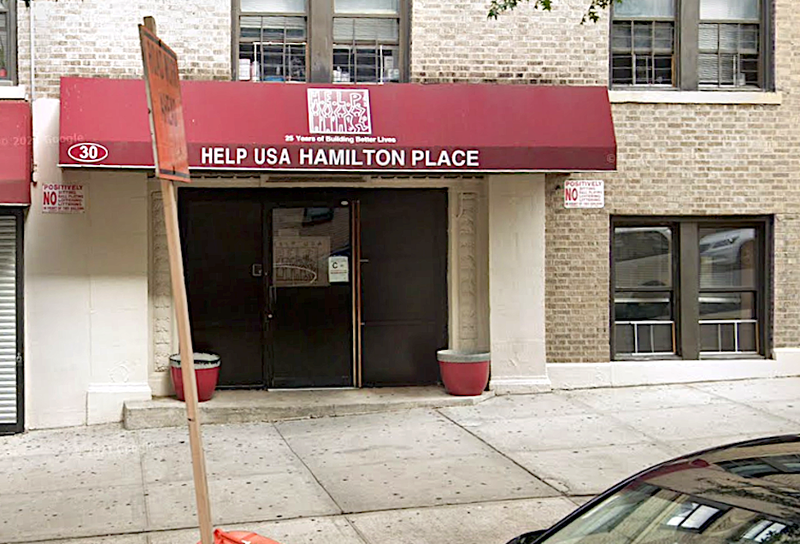 The girl reportedly overdosed at the HELP USA shelter on Hamilton Place on the night of June 7