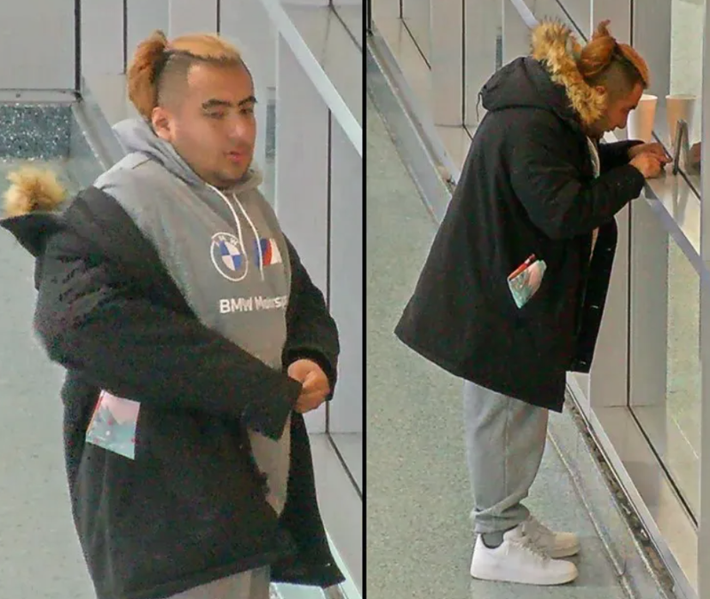 The NYPD released security camera images of the man they suspect attempted to rape a woman on a Lower Manhattan 4 train.