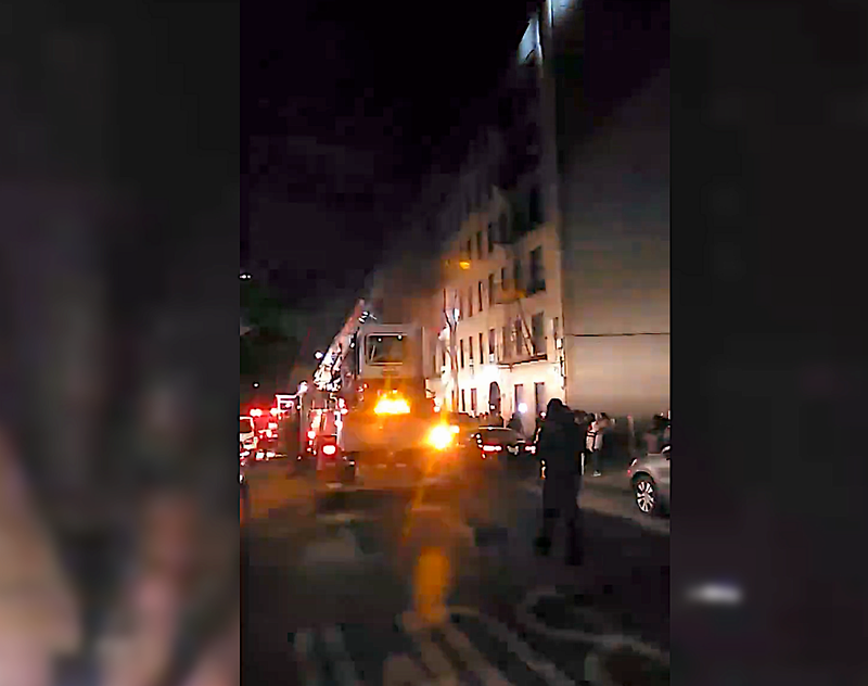 The FDNY responds to a fire in the Norwood section of the Bronx on Dec. 27, 2022