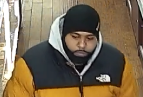 Security cameras captured footage of the suspect.