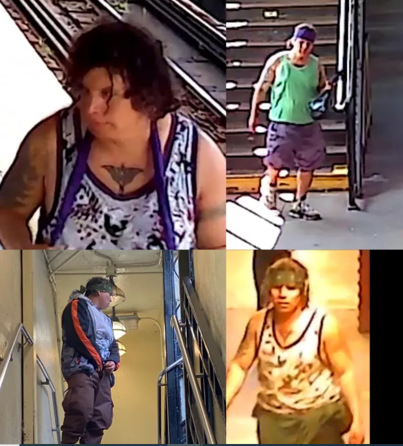 Police released various security camera and witness images of the suspect.
