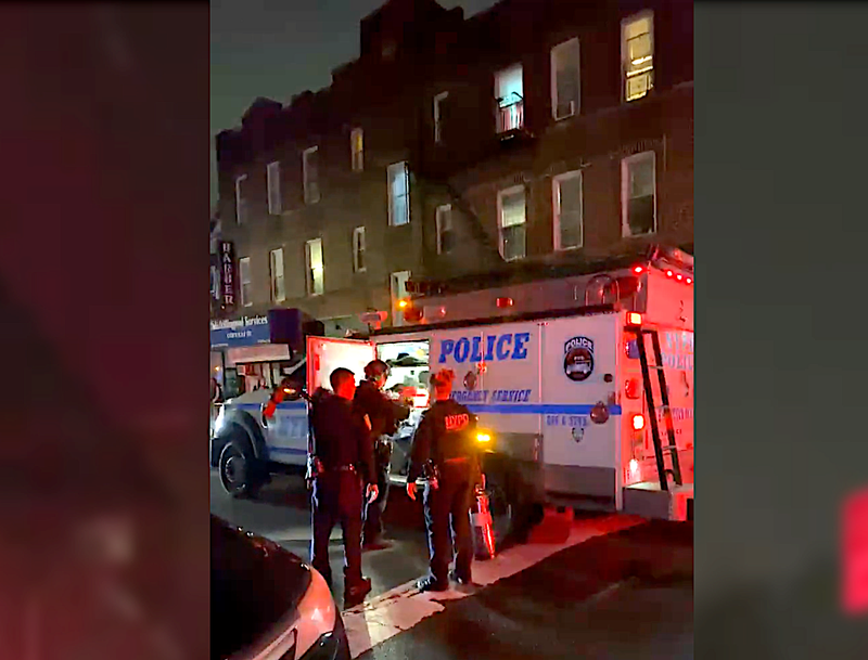 Police were responding to a request for a wellness check at the time