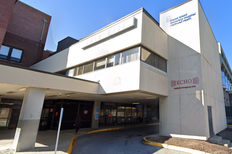 A 36-year-old man was left at Staten Island University South Hospital with a gunshot wound and eventually died.