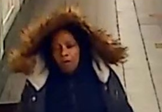 Surveillance cameras captured images of the thief.