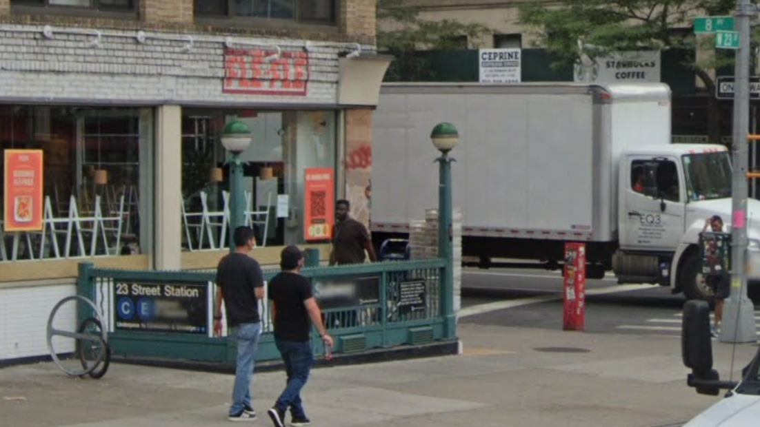 Person hit by train at Chelsea subway station