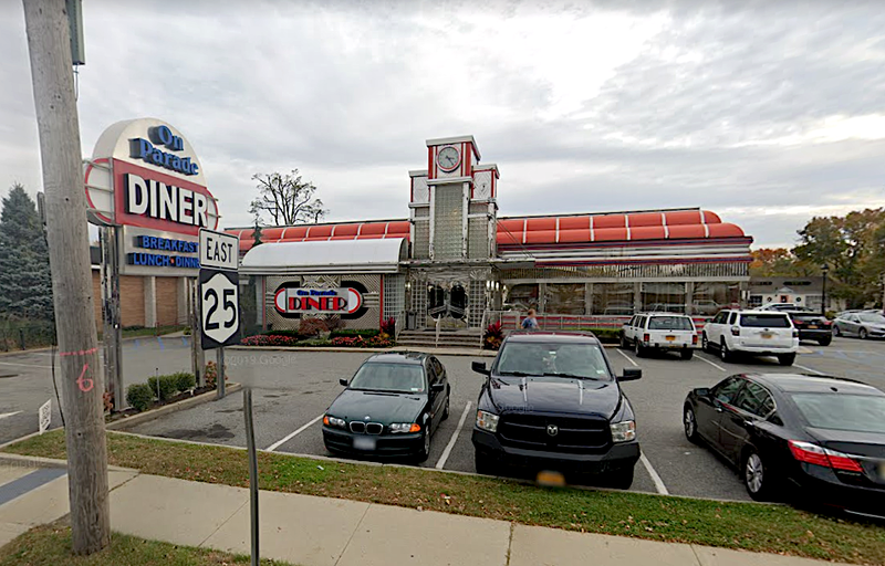 The victim was struck in the parking lot of the On Parade Diner in Woodbury