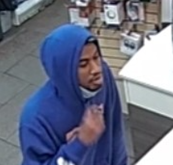 Security cameras captured footage of the suspect.