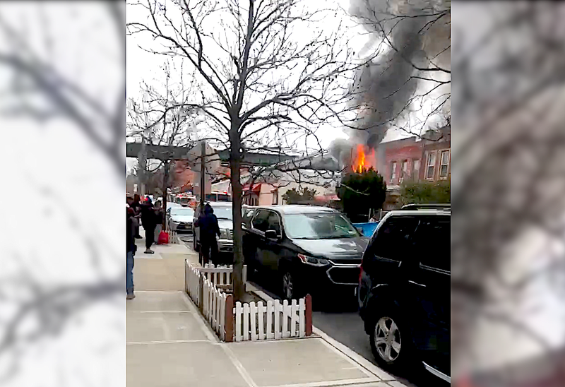 One person was found dead inside the home and two other people suffered smoke inhalation