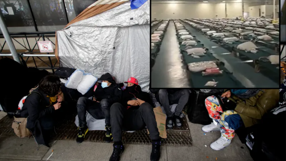 NYPD sweeps asylum seeker encampment outside Midtown hotel ending standoff over refugee camp conditions