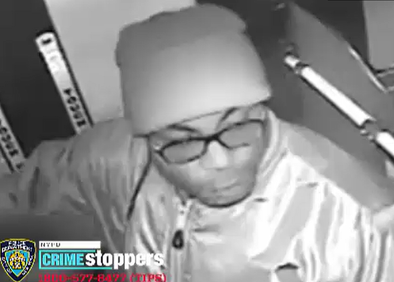 Security cameras captured images of the suspect.
