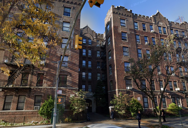 Two men posed as Con Edison workers and robbed a woman inside her Brooklyn apartment late Monday.