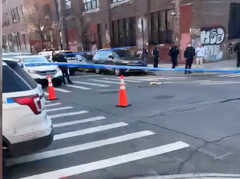 Three people were shot near a Williamsburg high school on Wednesday.