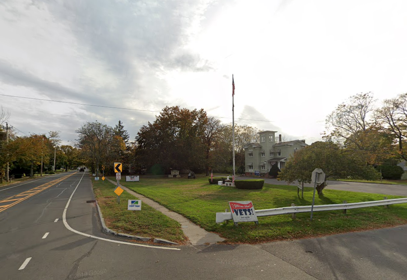 The thief crashed the stolen Mercedes into a guardrail outside the Southold American Legion, where he was arrested, police said