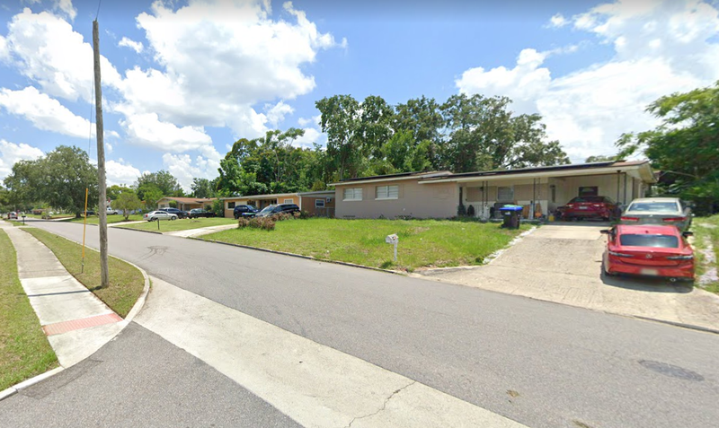 The 6100 Block of Hialeah Street, where two Spectrum News crew members were shot on Wednesday.