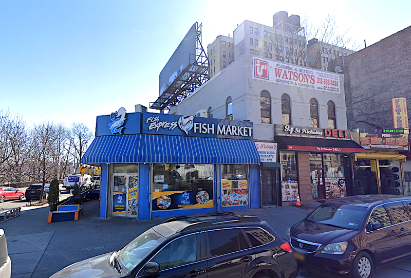 Police said two men were stabbed by a fish market worker in Sugar Hill on Tuesday night