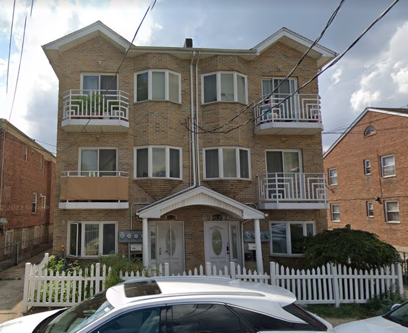 The building where a son attacked his parents on Friday.