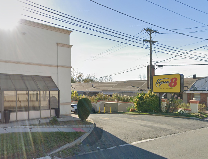 The Super 8 Motel in Carlstadt where a body was found Tuesday.