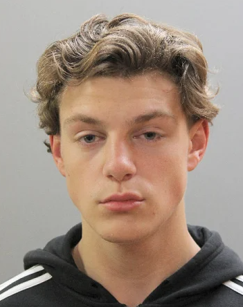 A mugshot of Tyler Flach